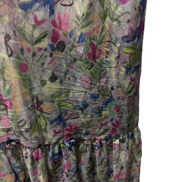 Misa Los Angeles Womens Hilma Floral Print Sleeveless Maxi Dress Size XL - Picture 3 of 10